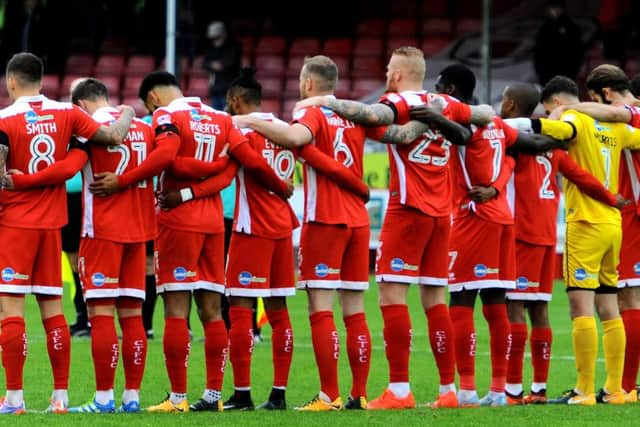 Crawley Town FC v Forest Green FC . Pic Steve Robards SR1727305 SUS-171111-162056001