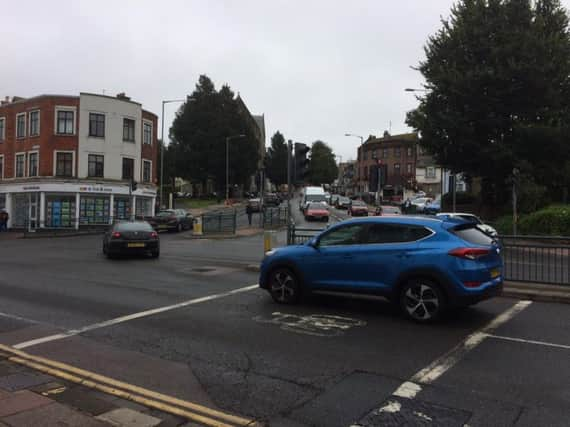 The Elm Grove junction with Lewes Road