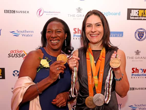 Katie-George with Sadie Mason MBE