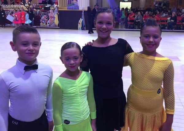 Juniors at Blackpool, Charlotte, Rebecca, Chloe and Abi-jo