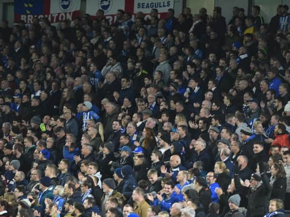 Albion fans will head to Old Trafford this weekend when the Seagulls take on Manchester United. Picture by Phil Westlake (PW Sporting Photography)